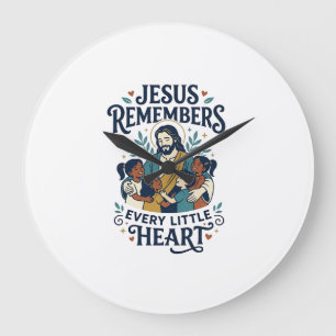 Grande Horloge Ronde T-Shirt Jésus Réconfort Fausses Couches Guérison I