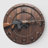 Grande Horloge Ronde Tactical Rifle Wood Grain (Recto)