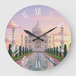 Grande Horloge Ronde Taj Mahal Agra Inde Voyage Souvenir