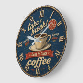 Grande Horloge Ronde Take a Break Coffee (Angle)