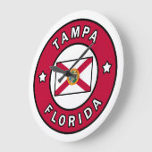 Grande Horloge Ronde Tampa Floride (Angle)