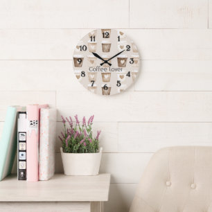 Grande Horloge Ronde Tapis de table laminé