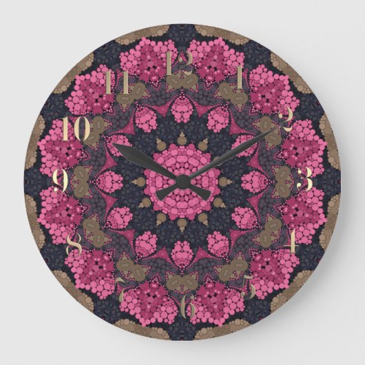 Grande Horloge Ronde Tapis perse (Recto)