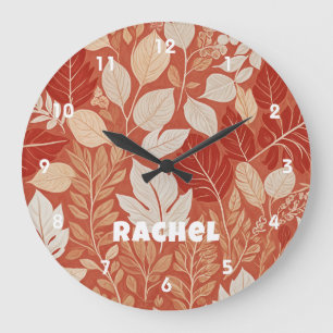 Grande Horloge Ronde Tapisserie automne