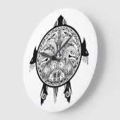Grande Horloge Ronde Tattoo Tribal Turtle (Angle)