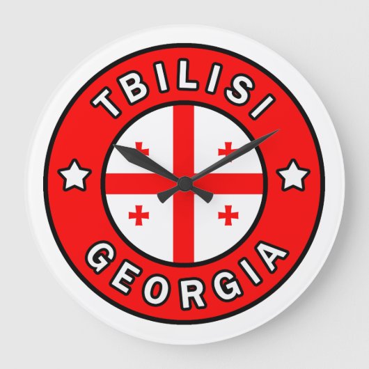 Grande Horloge Ronde Tbilissi Géorgie (Recto)