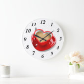 Grande Horloge Ronde Tea Love (Maison)