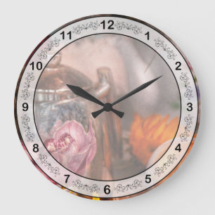 Grande Horloge Ronde Tea Party - J'aimerais prendre du thé .jpg