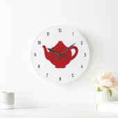 Grande Horloge Ronde Tea Time Clock (Maison)