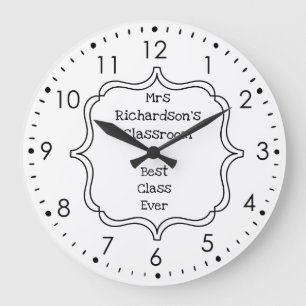 Grande Horloge Ronde Teacher