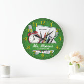 Grande Horloge Ronde Teacher's Classroom (Maison)
