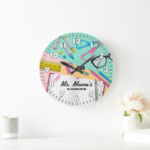 Grande Horloge Ronde Teacher's Classroom (Maison)