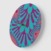 Grande Horloge Ronde Teal and Orange Loop (Angle)