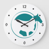 Grande Horloge Ronde Teal Horse (Recto)