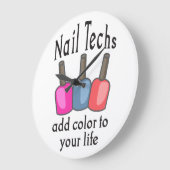 Grande Horloge Ronde Techs ongles (Angle)