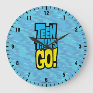 Grande Horloge Ronde Teen Titans Go!   Logo