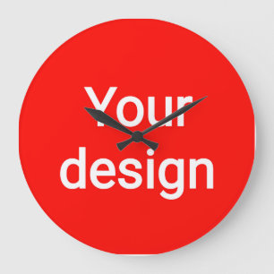 Grande Horloge Ronde Téléchargez votre design