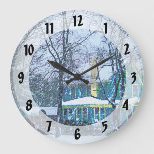 Grande Horloge Ronde Tempête