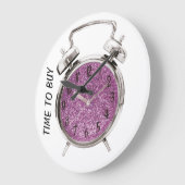 Grande Horloge Ronde temps d'achat (Angle)