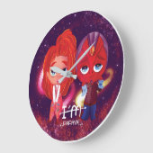 Grande Horloge Ronde temps de déplacement (Angle)