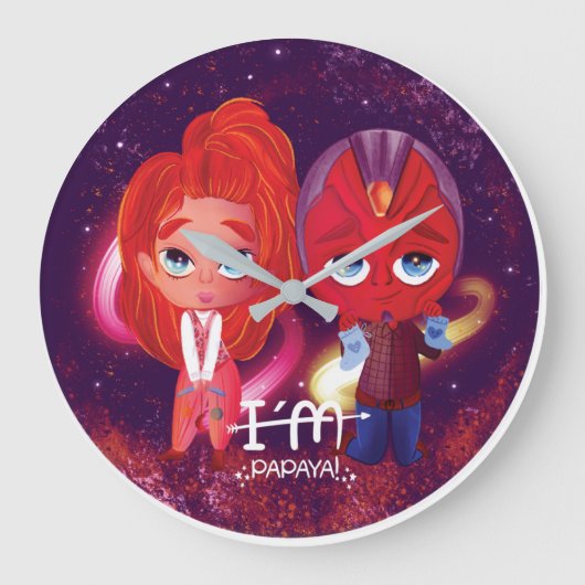 Grande Horloge Ronde temps de déplacement (Recto)