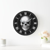 Grande Horloge Ronde Temps de Skull (Maison)
