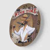 Grande Horloge Ronde Temps de vin, (Angle)
