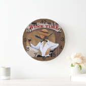 Grande Horloge Ronde Temps de vin, (Maison)