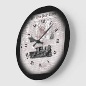 Grande Horloge Ronde Temps de voyage (Angle)