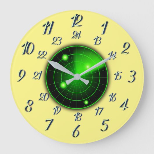 Grande Horloge Ronde Temps militaire radar (Recto)