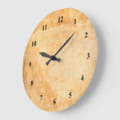 Grande Horloge Ronde Terracotta brick (Angle)