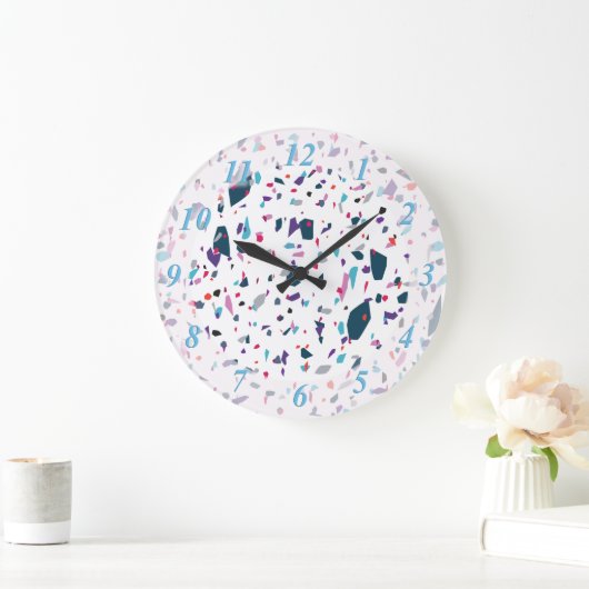Grande Horloge Ronde Terrazzo Boom (Maison)