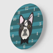 Grande Horloge Ronde Terrier de Boston (Angle)