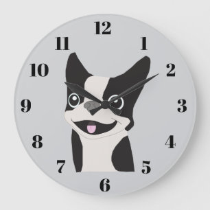 Grande Horloge Ronde Terrier de Boston