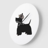 Grande Horloge Ronde Terrier écossais (Angle)