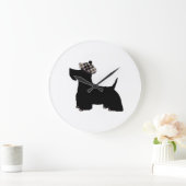 Grande Horloge Ronde Terrier écossais (Maison)
