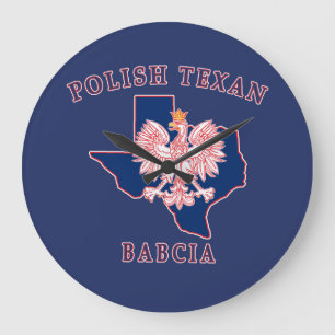 Grande Horloge Ronde Texan polonais Babcia