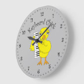 Grande Horloge Ronde Texte de sélection du clavier (Angle)