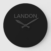 Texte modifiable moderne | Gris foncé et noir