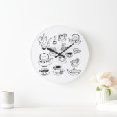 Grande Horloge Ronde Thé (Maison)