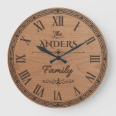 Grande Horloge Ronde The ANDERS Family Wall Clock (Recto)