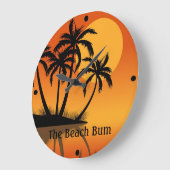 Grande Horloge Ronde The Beach Bum Personalized (Angle)