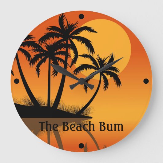 Grande Horloge Ronde The Beach Bum Personalized (Recto)