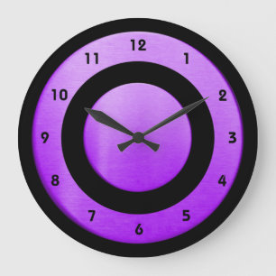 Grande Horloge Ronde The Circle Purple