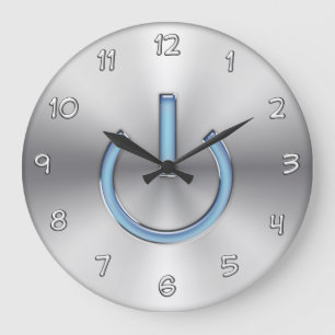 Grande Horloge Ronde The Computer Theme Wall Decor Clock