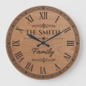 Grande Horloge Ronde The Family SMITH Wall Clock (Recto)