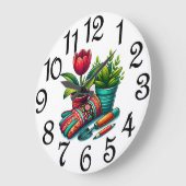 Grande Horloge Ronde The Gardeners Large Clock (Angle)