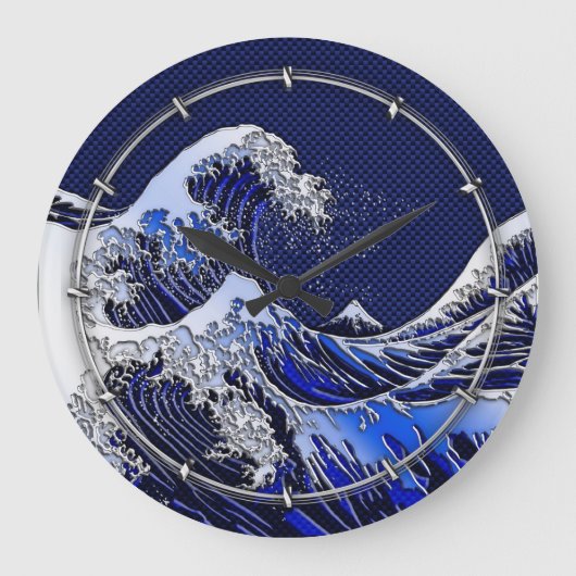 Grande Horloge Ronde The Great Hokusai Wave Carbon Fiber (Recto)