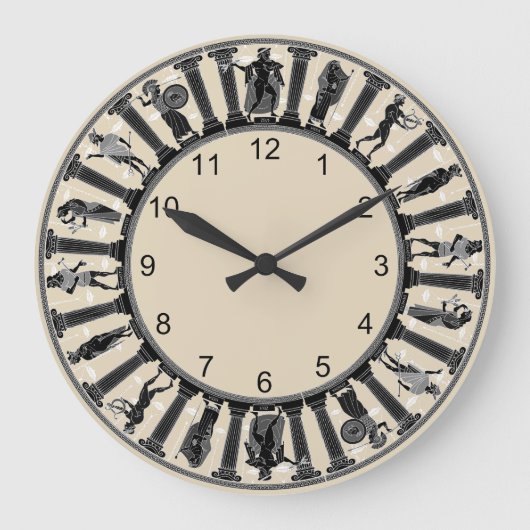 Grande Horloge Ronde The Greek Deities Wall Clock (Recto)