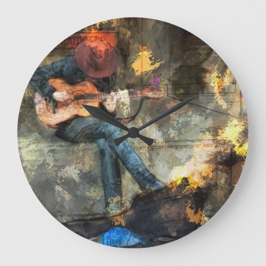 Grande Horloge Ronde The Guitar Man (Recto)
